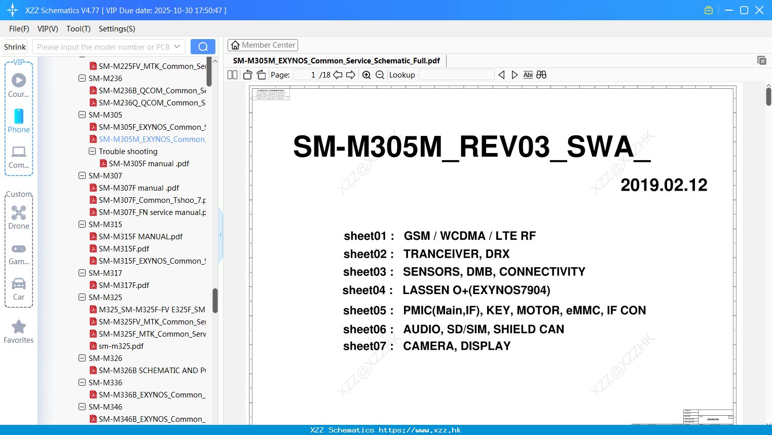 Samsung SM-M305M_EXYNOS_Common_Service_Schematic_Full